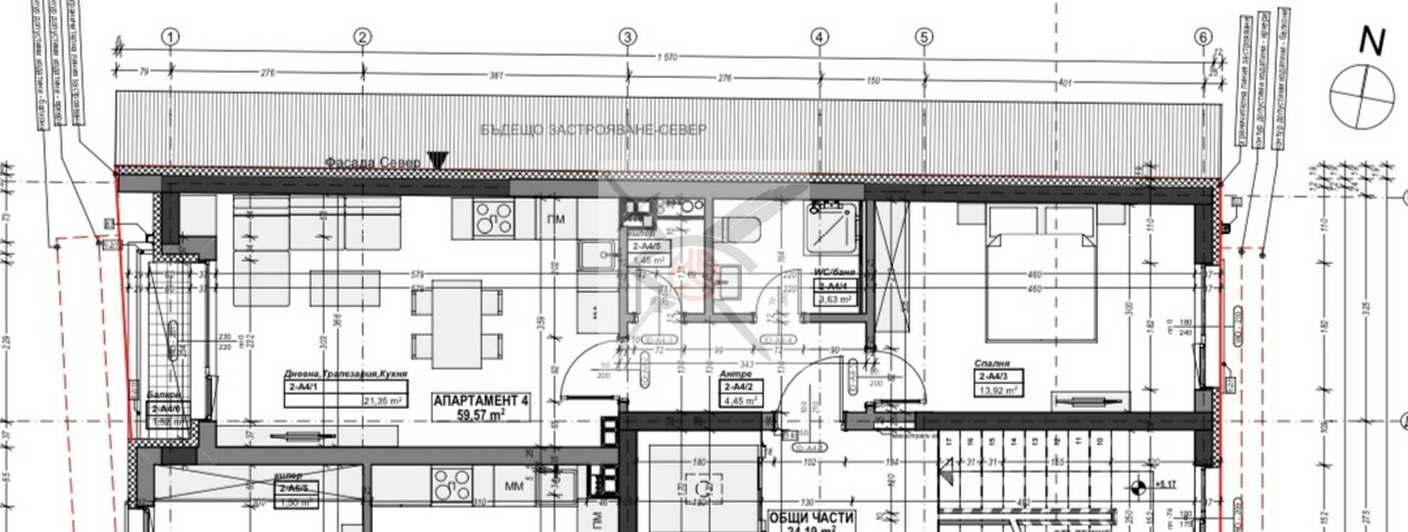 Двустаен апартамент в София, Център - 71 кв.м за 1951 €/кв.м - Снимка #1