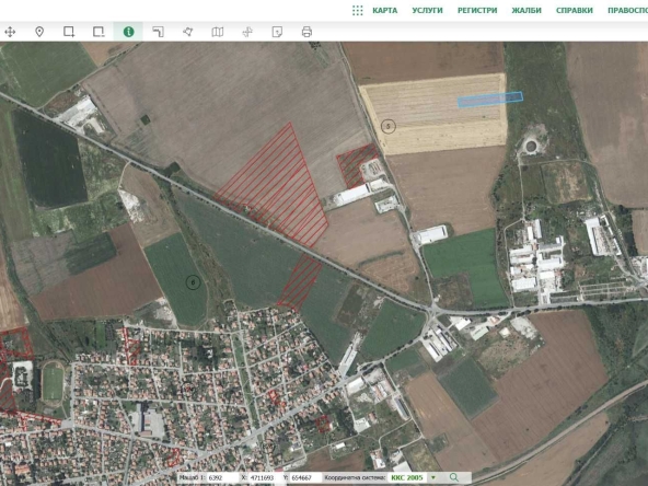 Земеделски имот в Бургас, Лозово -  кв.м за 5000 €/дка - Снимка #1