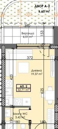 Едностаен апартамент в Пловдив, Тракия - 49 кв.м за 979 €/кв.м - Снимка #1
