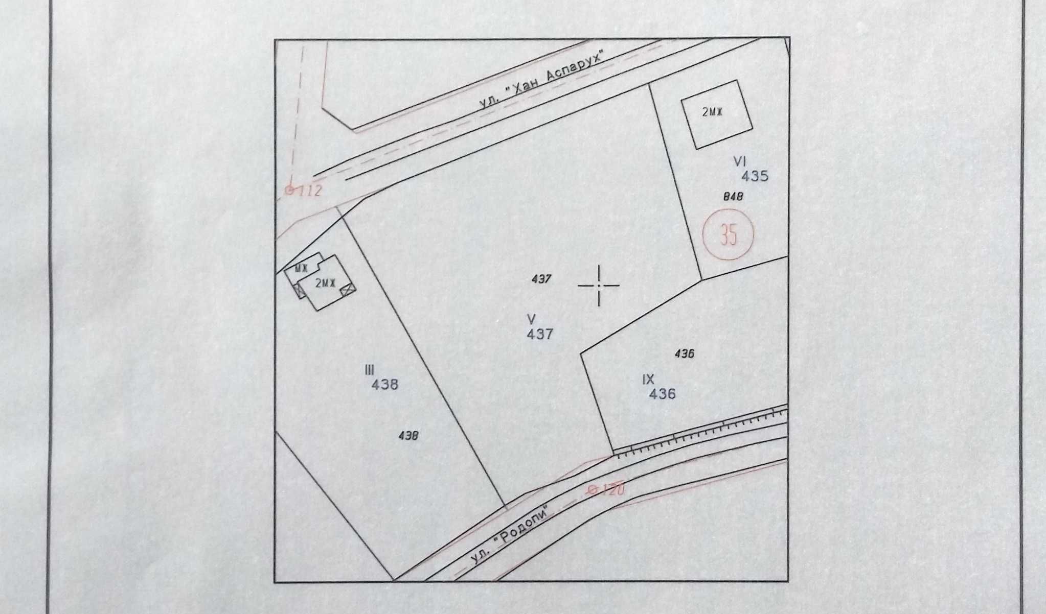 Парцел в Разград, Център - 3093 кв.м за 3 €/кв.м - Снимка #1