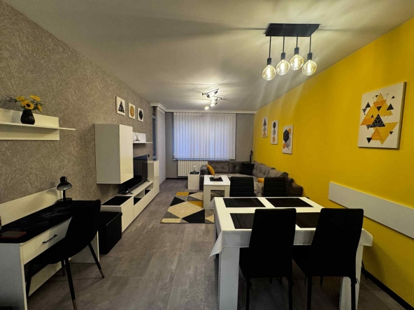 Дава се под наем Двустаен апартамент в Божурище - 55 кв.м за 665 € - Снимка #1