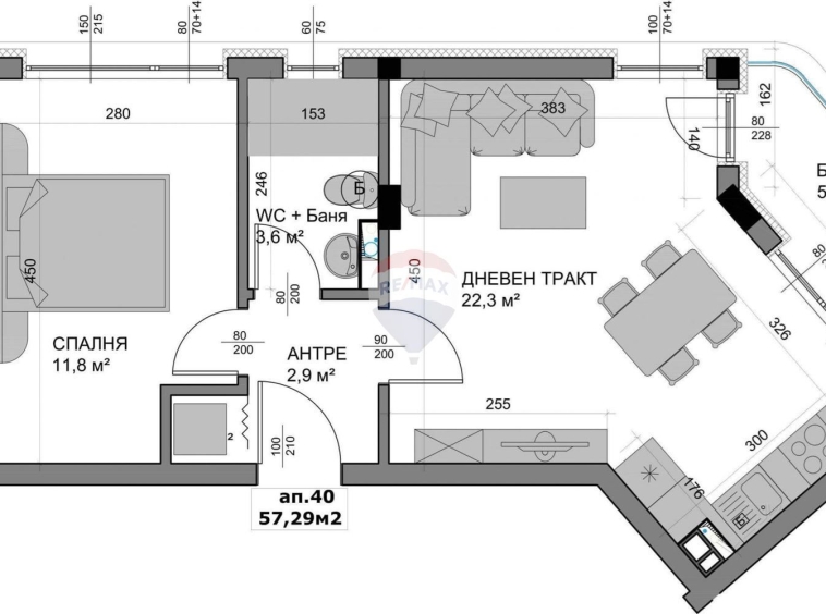 Двустаен апартамент в Варна, Владислав Варненчик - 66 кв.м за 1120 €/кв.м - Снимка #1
