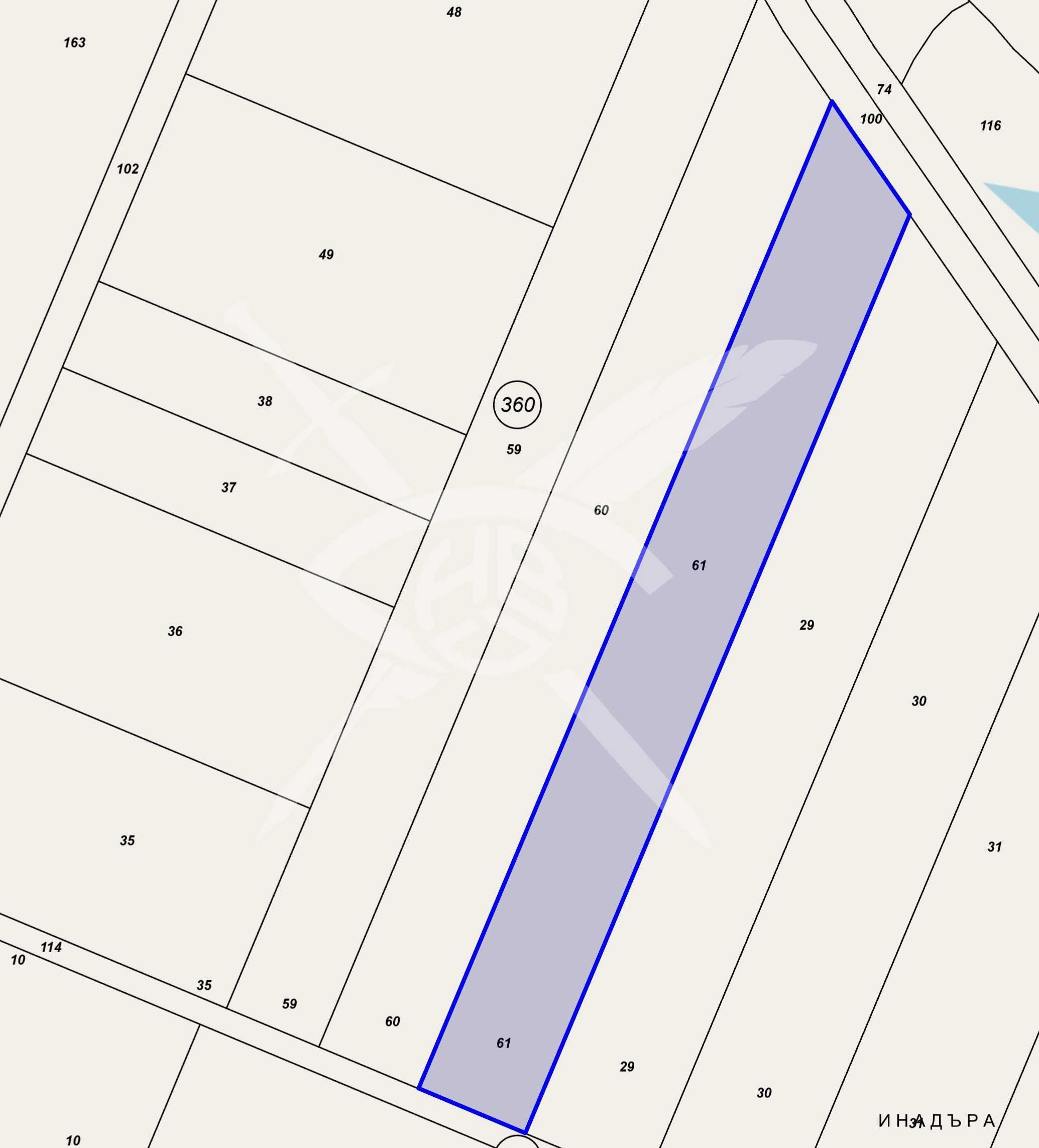 Парцел в с. Ръжево Конаре, Област Пловдив - 4806 кв.м за 5 €/кв.м - Снимка #1