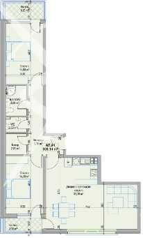 Двустаен апартамент в Пловдив, Христо Смирненски - 122 кв.м за 1159 €/кв.м - Снимка #1