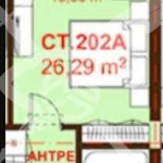 Едностаен апартамент в Бургас, Сарафово - 26 кв.м за 1616 €/кв.м - Снимка #1