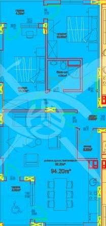 Тристаен апартамент в Бургас, Меден рудник - зона А - 107 кв.м за 552 €/кв.м - Снимка #1