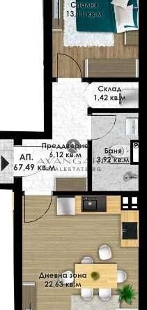 Двустаен апартамент в Пловдив, Кючук Париж - 79 кв.м за 943 €/кв.м - Снимка #1