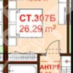 Едностаен апартамент в Бургас, Сарафово - 26 кв.м за 3197 €/кв.м - Снимка #1