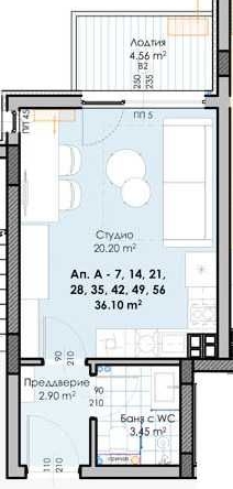 Едностаен апартамент в Пловдив, Кършияка - 35 кв.м за 649 €/кв.м - Снимка #1