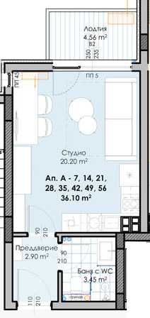 Едностаен апартамент в Пловдив, Кършияка - 35 кв.м за 649 €/кв.м - Снимка #1