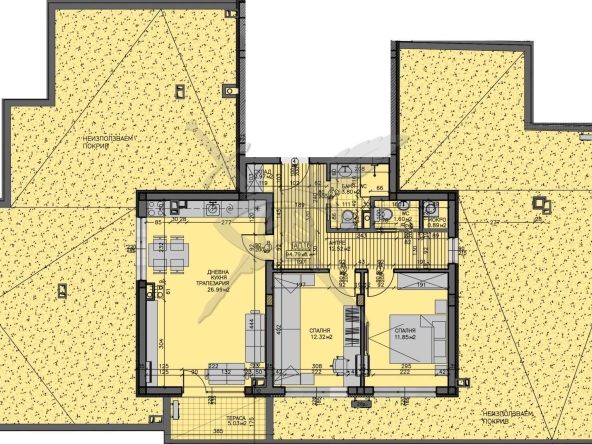 Тристаен апартамент в Бургас, Зорница - 323 кв.м за 409 €/кв.м - Снимка #1
