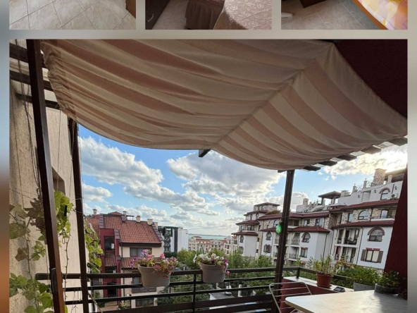 Дава се под наем Тристаен апартамент в Несебър - 77 кв.м за 498.27 € - Снимка #1