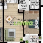 Двустаен апартамент в Пловдив, Коматево - 72 кв.м за 500 €/кв.м - Снимка #1