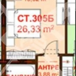 Едностаен апартамент в Бургас, Сарафово - 26 кв.м за 1616 €/кв.м - Снимка #1