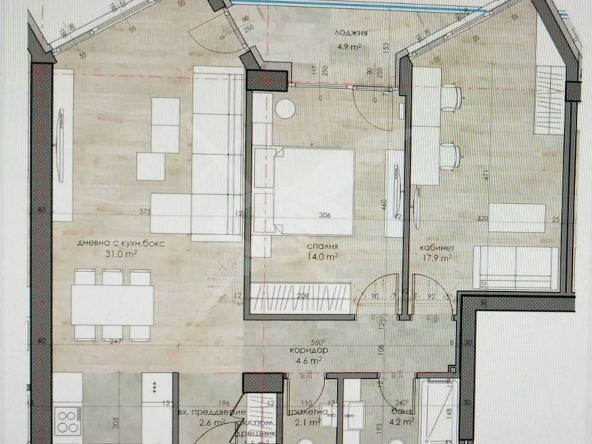 Тристаен апартамент в София, Дружба 2 - 111 кв.м за 2850 €/кв.м - Снимка #1