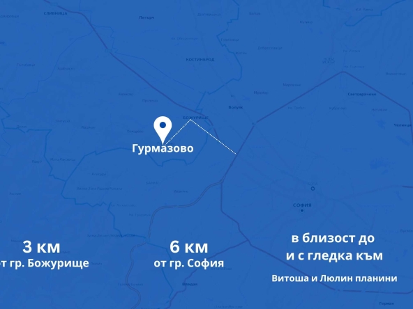 Парцел в с. Гурмазово, Област София-област - 2500 кв.м за 100 €/кв.м - Снимка #1