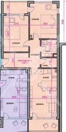 Тристаен апартамент в Поморие - 94 кв.м за 1662 €/кв.м - Снимка #1