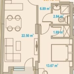 Двустаен апартамент в София, Зона Б-19 - 84 кв.м за 2566 €/кв.м - Снимка #1