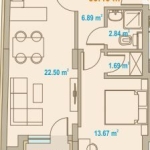 Двустаен апартамент в София, Зона Б-19 - 84 кв.м за 1251 €/кв.м - Снимка #1
