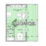 Двустаен апартамент в Стара Загора, Самара 3 - 90 кв.м за 538 €/кв.м - Снимка #1