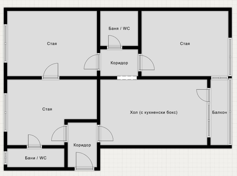 Четиристаен апартамент в София, Център - 1000 кв.м за 425 €/кв.м - Снимка #1