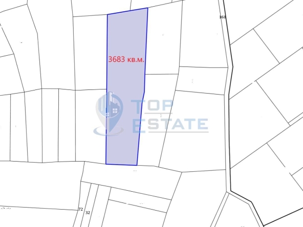 Парцел в с. Беляковец, Област Велико Търново - 3683 кв.м за 14 €/кв.м - Снимка #1