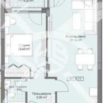 Двустаен апартамент в Пловдив, Остромила - 73 кв.м за 997 €/кв.м - Снимка #1