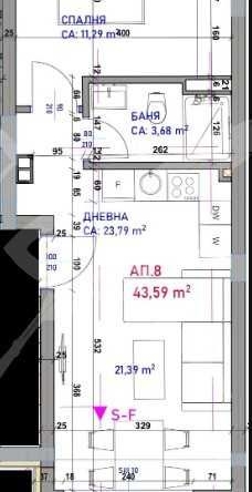 Двустаен апартамент в Бургас, Крайморие - 62 кв.м за 1205 €/кв.м - Снимка #1