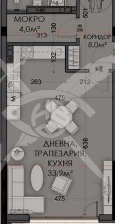 Двустаен апартамент в Варна, Виница - 102 кв.м за 1249 €/кв.м - Снимка #1