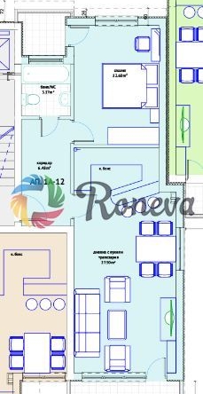 Двустаен апартамент в Варна, Виница - 74 кв.м за 711 €/кв.м - Снимка #1