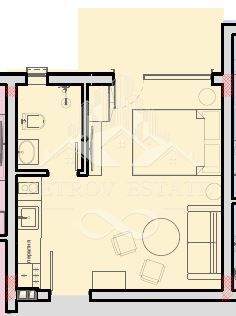 Едностаен апартамент в Велинград - 34 кв.м за 900 €/кв.м - Снимка #1