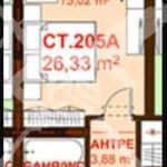 Едностаен апартамент в Бургас, Сарафово - 26 кв.м за 1616 €/кв.м - Снимка #1