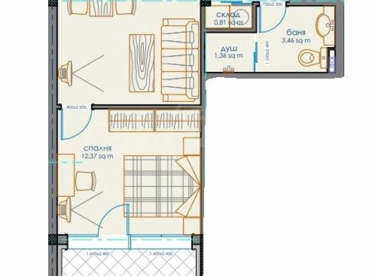 Едностаен апартамент в София, Витоша - 55 кв.м за 1455 €/кв.м - Снимка #1