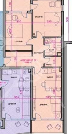 Тристаен апартамент в Поморие - 94 кв.м за 1713 €/кв.м - Снимка #1