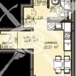 Двустаен апартамент в Бургас, Изгрев - 65 кв.м за 1217 €/кв.м - Снимка #1