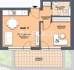 Двустаен апартамент в Варна, Аспарухово - 59 кв.м за 1212 €/кв.м - Снимка #1