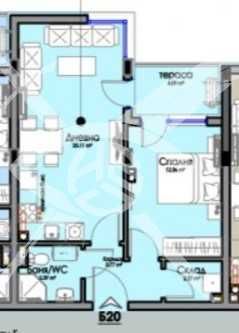 Двустаен апартамент в София, Хладилника - 65 кв.м за 719 €/кв.м - Снимка #1