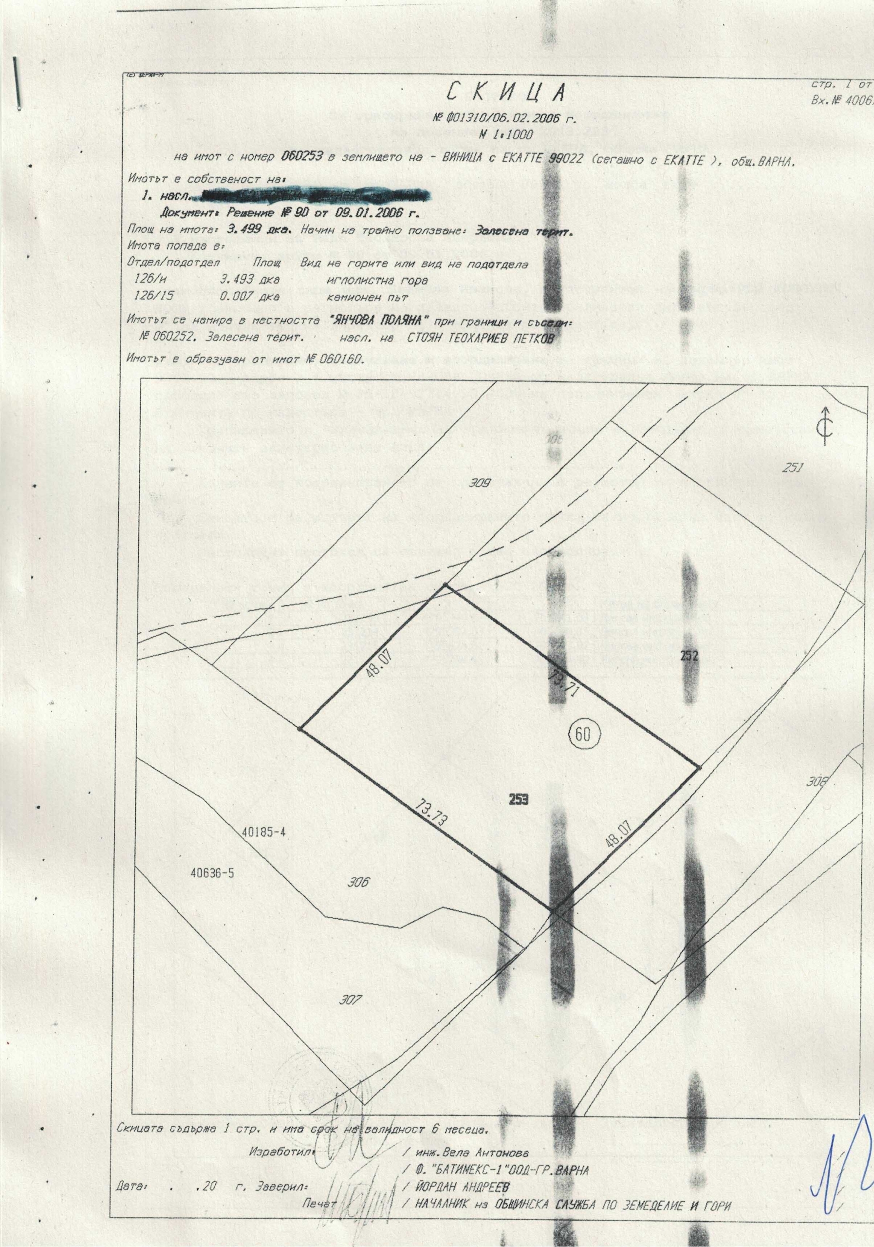 Земеделски имот в Варна, Виница -  кв.м за 8167 €/дка - Снимка #1