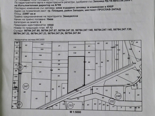 Парцел в Пловдив, Прослав - 24000 кв.м за 17 €/кв.м - Снимка #1
