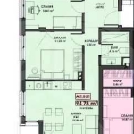 Тристаен апартамент в Пловдив, Христо Смирненски - 117 кв.м за 1261 €/кв.м - Снимка #1