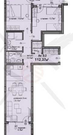 Тристаен апартамент в София, Люлин 5 - 112 кв.м за 1296 €/кв.м - Снимка #1