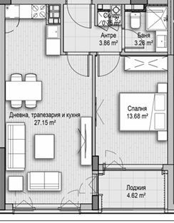 Двустаен апартамент в София, Витоша - 76 кв.м за 2448 €/кв.м - Снимка #1