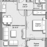 Двустаен апартамент в София, Витоша - 74 кв.м за 2568 €/кв.м - Снимка #1