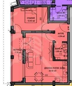 Двустаен апартамент в Пловдив, Остромила - 75 кв.м за 920 €/кв.м - Снимка #1