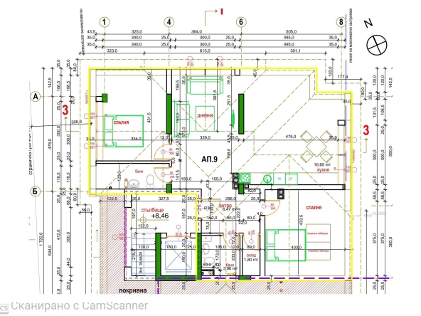 Тристаен апартамент в София, в.з. Киноцентъра 3 част - 115 кв.м за 870 €/кв.м - Снимка #1