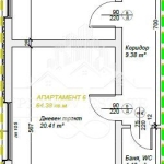 Двустаен апартамент в Велинград - 64 кв.м за 750 €/кв.м - Снимка #1