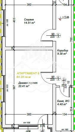Двустаен апартамент в Велинград - 64 кв.м за 750 €/кв.м - Снимка #1
