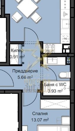 Двустаен апартамент в Пловдив, Христо Смирненски - 78 кв.м за 1254 €/кв.м - Снимка #1