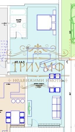 Двустаен апартамент в Варна, Виница - 77 кв.м за 1428 €/кв.м - Снимка #1