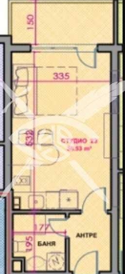 Едностаен апартамент в Поморие - 38 кв.м за 1369 €/кв.м - Снимка #1